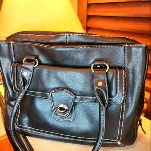 Vintage Samsonite Tote/Satchel, Black